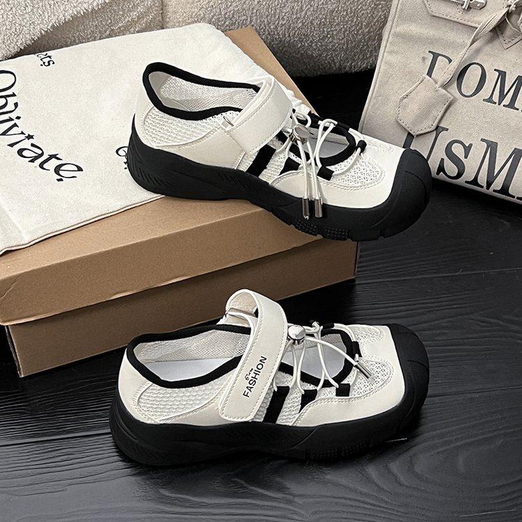 Huge comfortable~! Sports and leisure Roman sandals women's leather 2025 new outdoor hiking shoes Dexun shoes