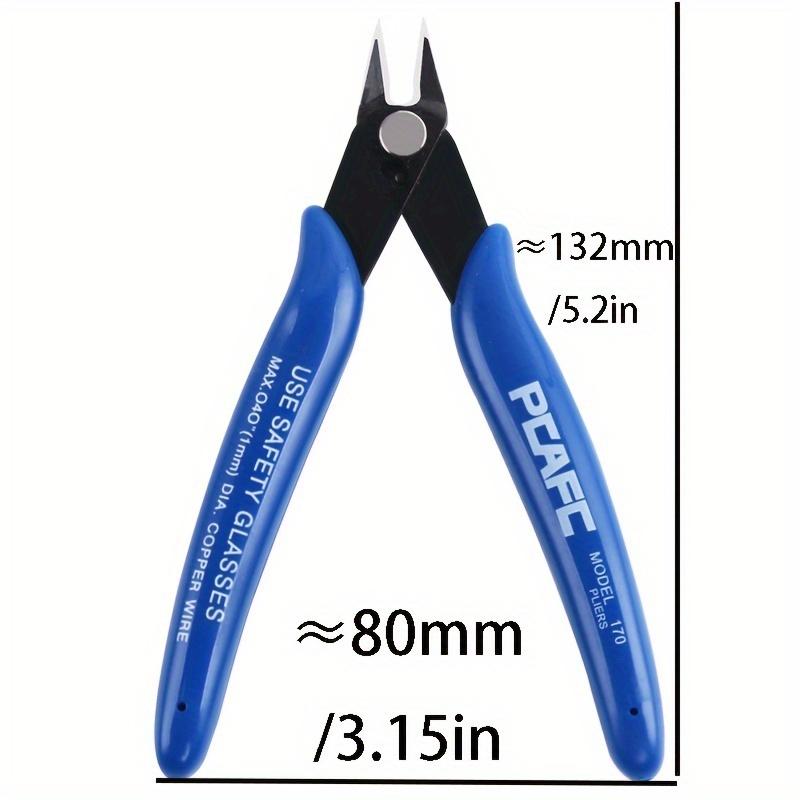 

Промышленные электронные плоскогубцы из хромованадиевой стали для резки проводов, обрезки пластика и электронных ножек - прочная модель ножниц для ручного инструмента своими руками синий