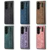 Samsung ZFold7/ZFold6 Leather Card Slot Case with Lanyard - Skin-feel PU Protective Cover