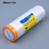 12M Self-Adhesive Furniture Dustproof Protection Film Plastic Cover for Office Home Renovation Moving Dust Proof Use
