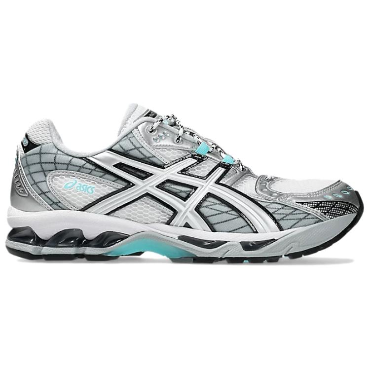 Asics Gel Nimbus 10.1 White Piedmont Grey Aqua Unisex Sneakers 1203A543-105