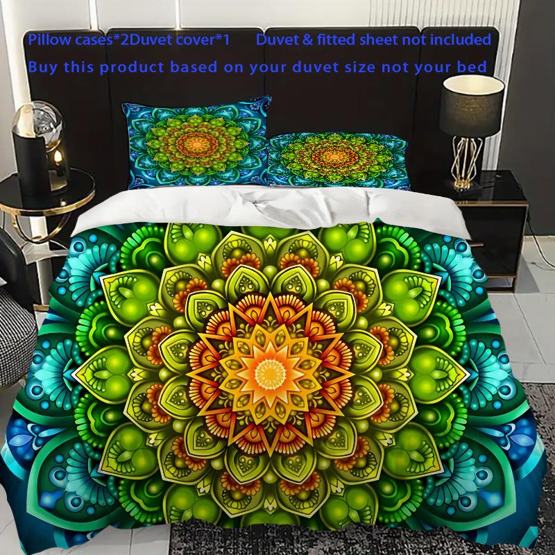 Home Textile Sunflower Three-Piece Set, Digital Printing, Samples Can Be Ordered.