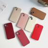 For IPhone 17 ProMax Phone Case 15pro Liquid Silicone for Apple 16E Built-in Velvet 14 Spray Paint 13