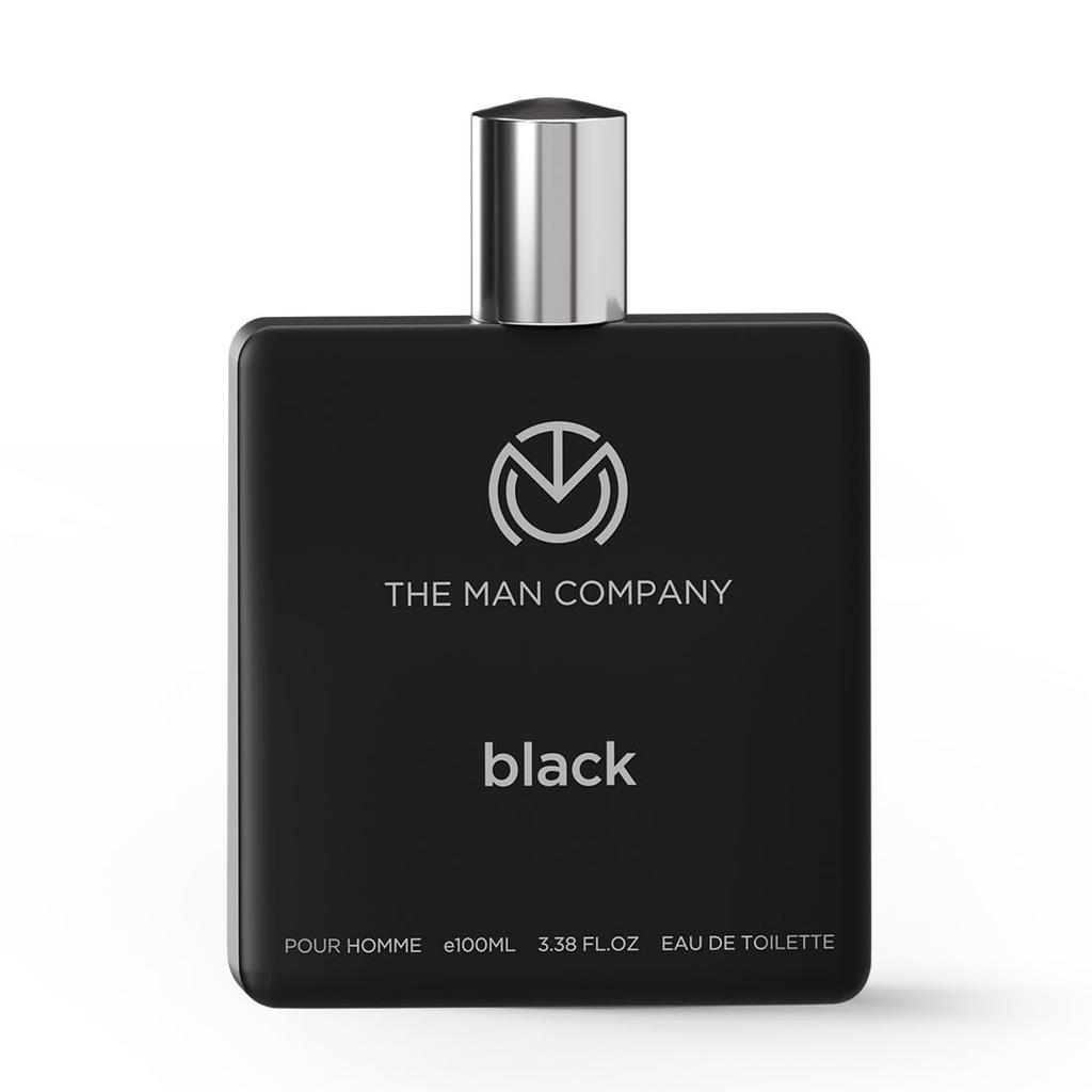 The Man Company Fresh Black Edt Perfume For Men - 100Ml | Premium Long-Lasting Fragrance Body Spray | Gift For Him