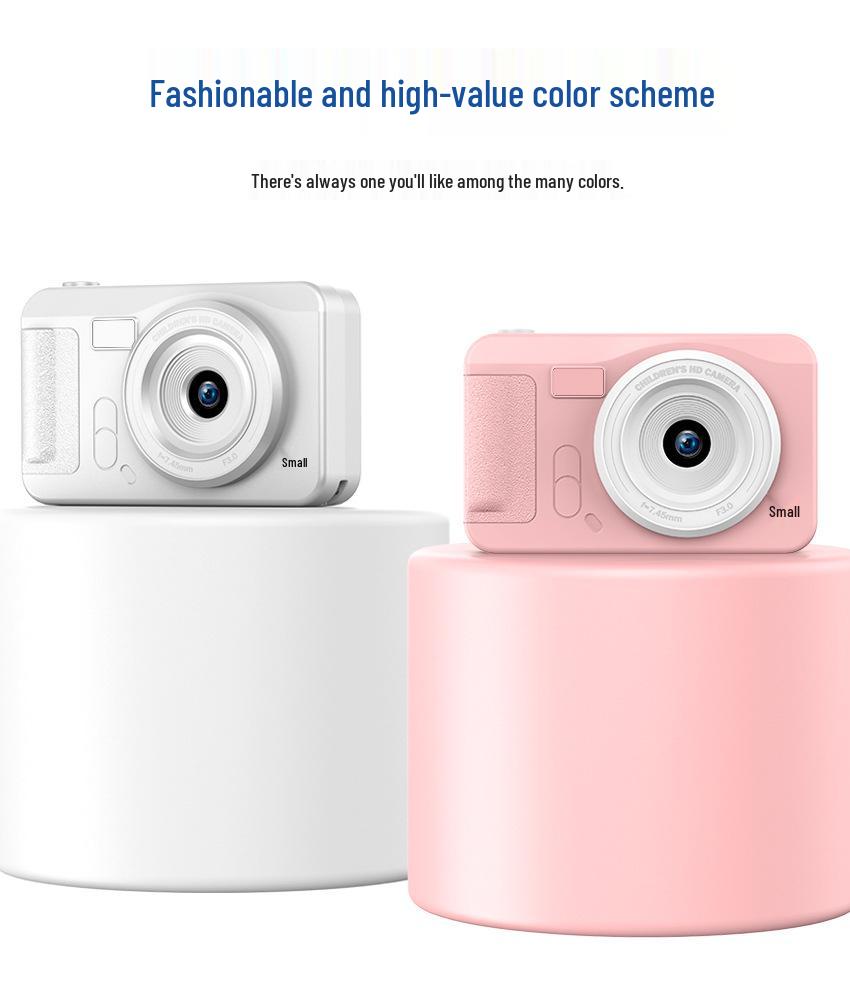2024 HD Dual Lens Kids' Digital Camera - Portable, CCD Technology