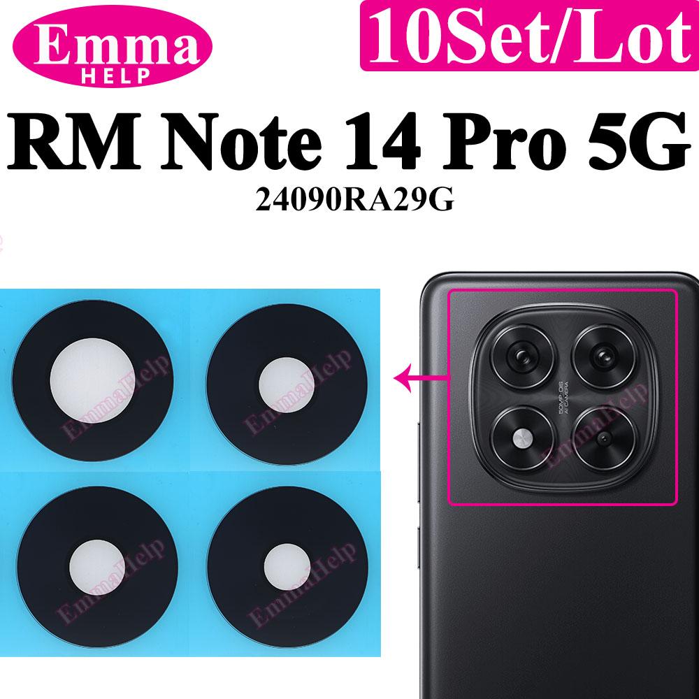 10x Rear Back Camera Glass Lens for Xiaomi Redmi Note 15 Pro Plus 5G Note 14 4G 13T 14T Pro Replacement + Adhesive Glue Sticker