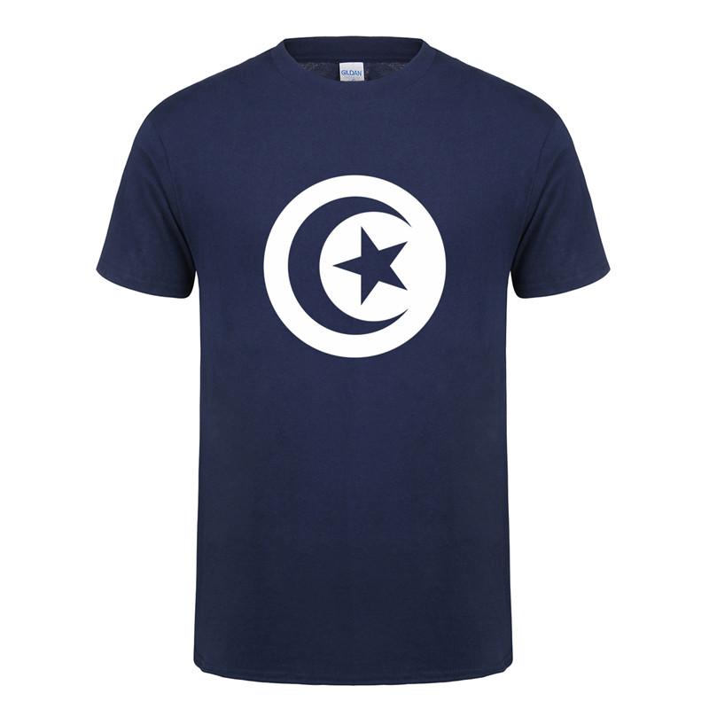 Omnitee New Fashion Tunisia Flag T Shirts Unisex Summer Style Short Sleeve Cotton Oneck Fashion Tunisian Tshirts Tops Oz011