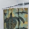 Ocean Life-Themed Bath Curtain With 3D Printed Printing Modern Decor For Bathroom Shower