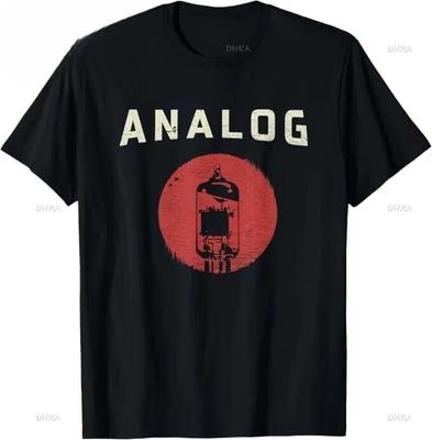 Vacuum Tube Amp Analog Vintage Retro S S T Shirt TShirt Trendy Minimalist Sleek Anime Tee Comfortable Charming