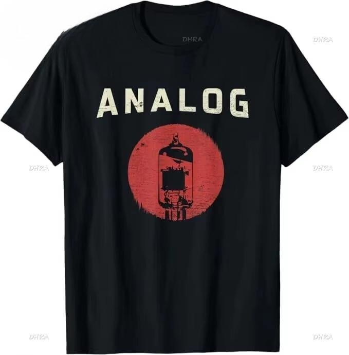 Lampový zesilovač Analogový Vintage Retro 80s 90s Tričko TShirt Trendy Minimalistický Elegantní Anime Tričko Pohodlné Okouzlující