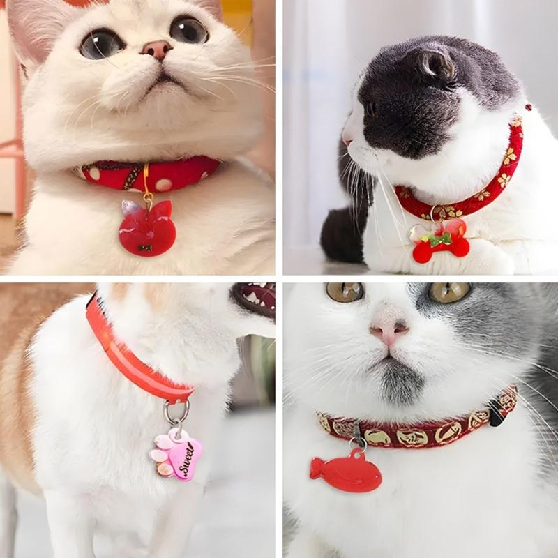 Dog Bone Shaped Tag Molds for Resin,Cat-Tag Keychain Silicone Resin Molds with Key-Rings for DIY Crafts Jewelry Making