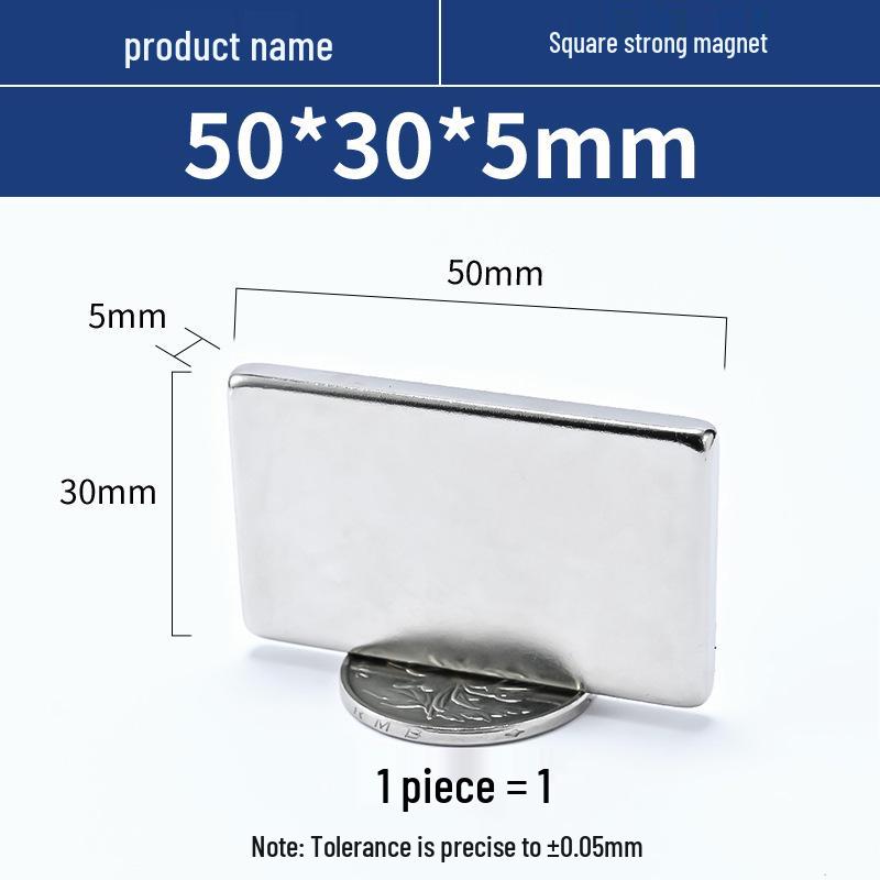 N52 Neodymium Iron Boron Square Magnet – Strong Rare Earth Permanent Magnet