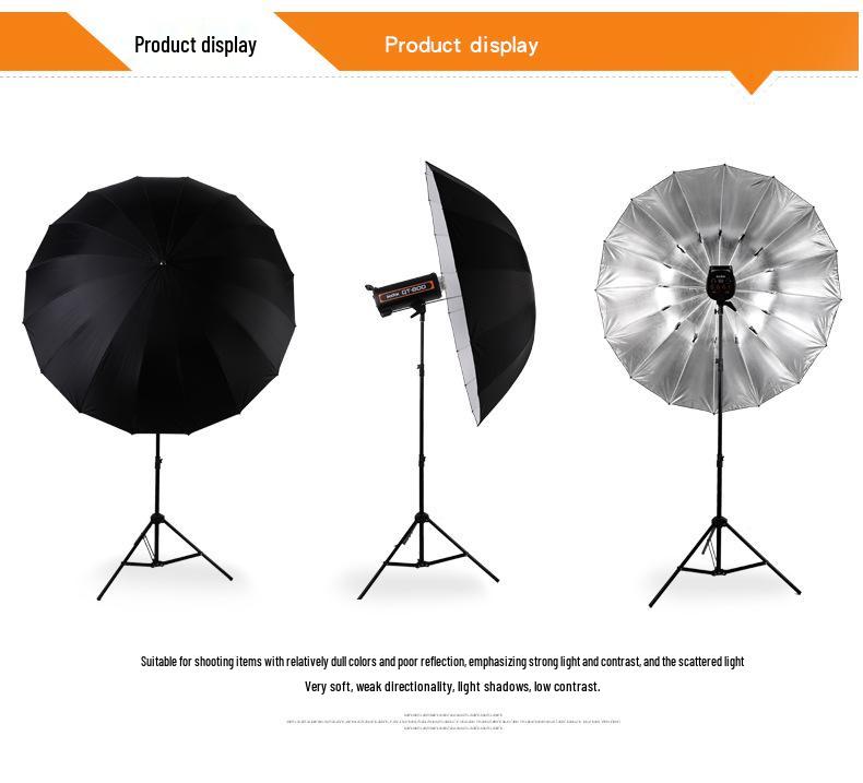 Godox 60" Black/White & Black/Silver Softbox Reflector Umbrella 150cm for Studio Portrait Photography Lighting