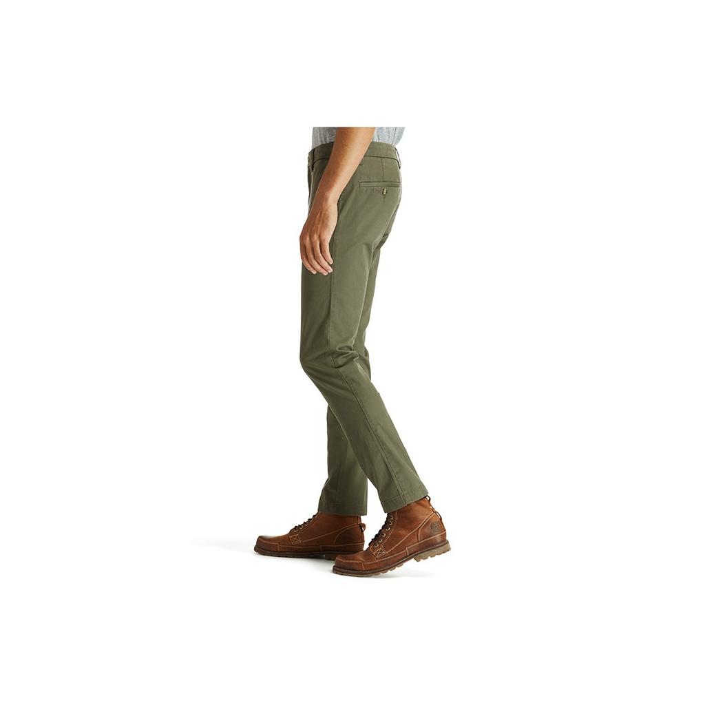 Timberland Casual Comfortable Slim Fit Classic Khaki Pants Men bottoms Green A2BYYA58
