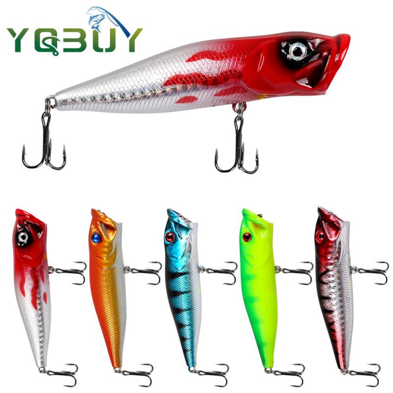 5PCS Big Mouth Splash Lure 9cm/12.7g Hard Baits for Sea And Freshwater Fishing Suitable for Mandarin Fish