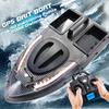 Remote Control Bait Boat V700/V900 GPS 40 Fishing Points 500 M Remote Control 2 Hoppers with Weight of 1.5KG Automatic Return Night Fishing Boats