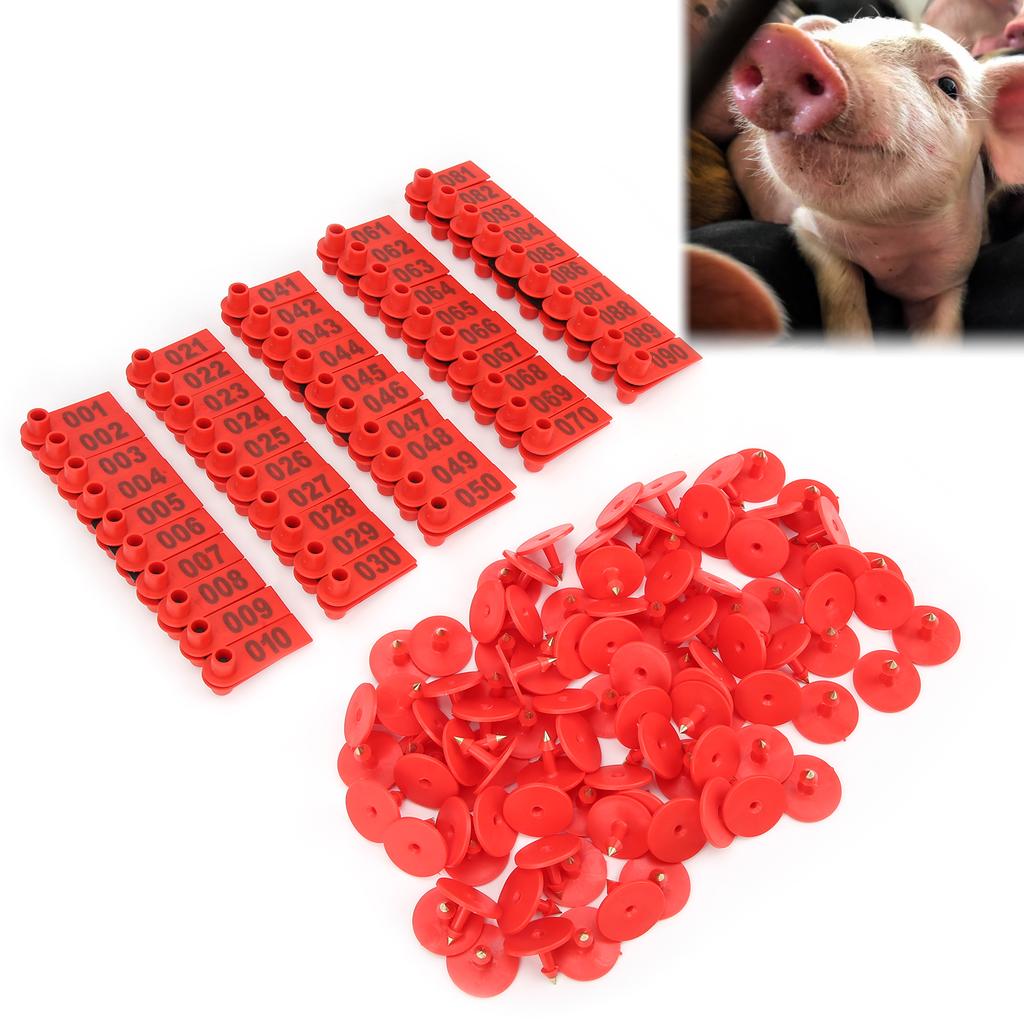 Cattle and Sheep Ear   Farm Animal Indentification Card Goat Ear Label 100 Pack