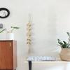 29.92in Linen Rope Ornament Wooden Boho Wall Decoration Wooden Wall Hanging  Dorm