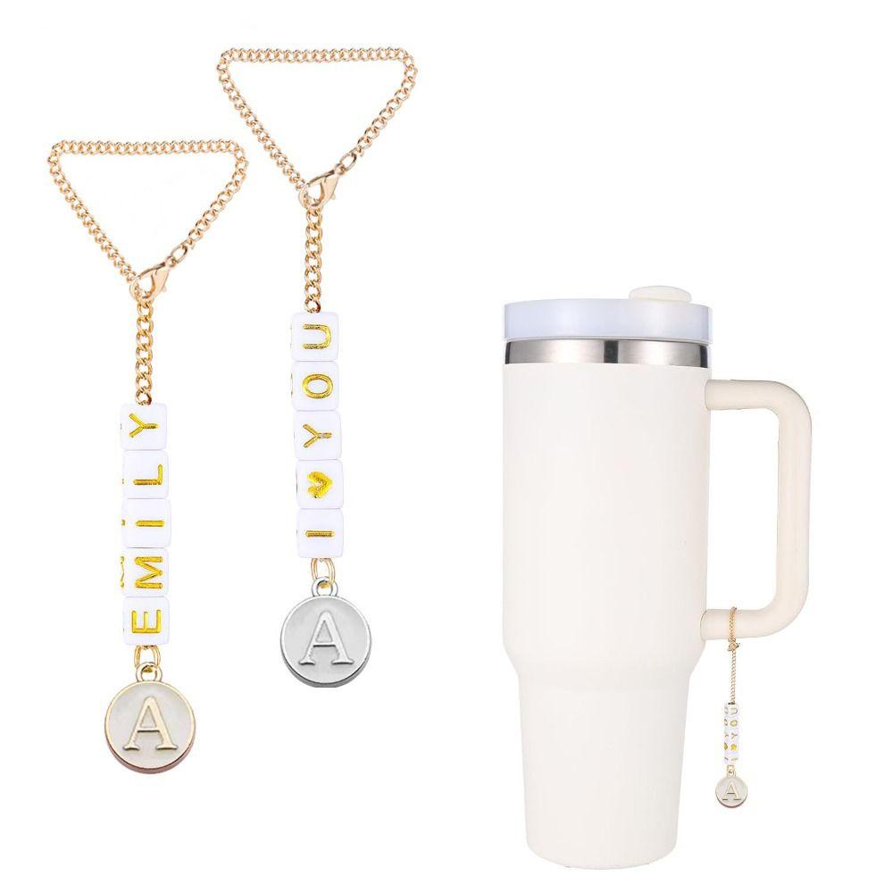 

Имя Инициал Водяная чашка Ручка Цепочка Персонализированный Шарм с Идентификационной Буквой Чашки Style 8