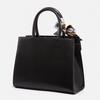 National Style Embroidered Messenger Bag, High-End Black Handbag, Large-Capacity Gift For Elders, Commuter Tote Bag