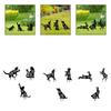 3x Animal Shape Garden Stakes Silhouette Statues Easy Installation Garden