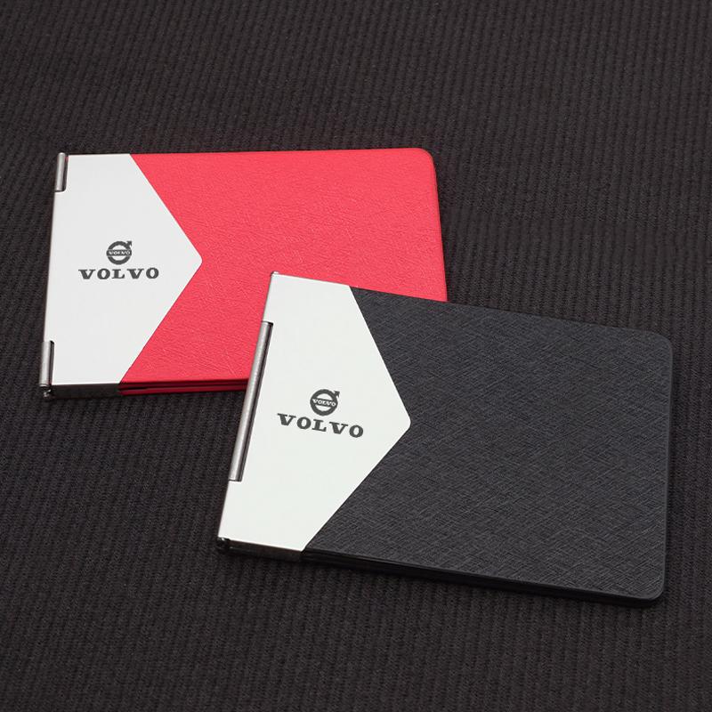 Car Driver's License Cover ID Credit Case Holder Driving Documents Travel Pass Purse For Volvo V60 XC90 XC60 V50 S90 XC40 EX90