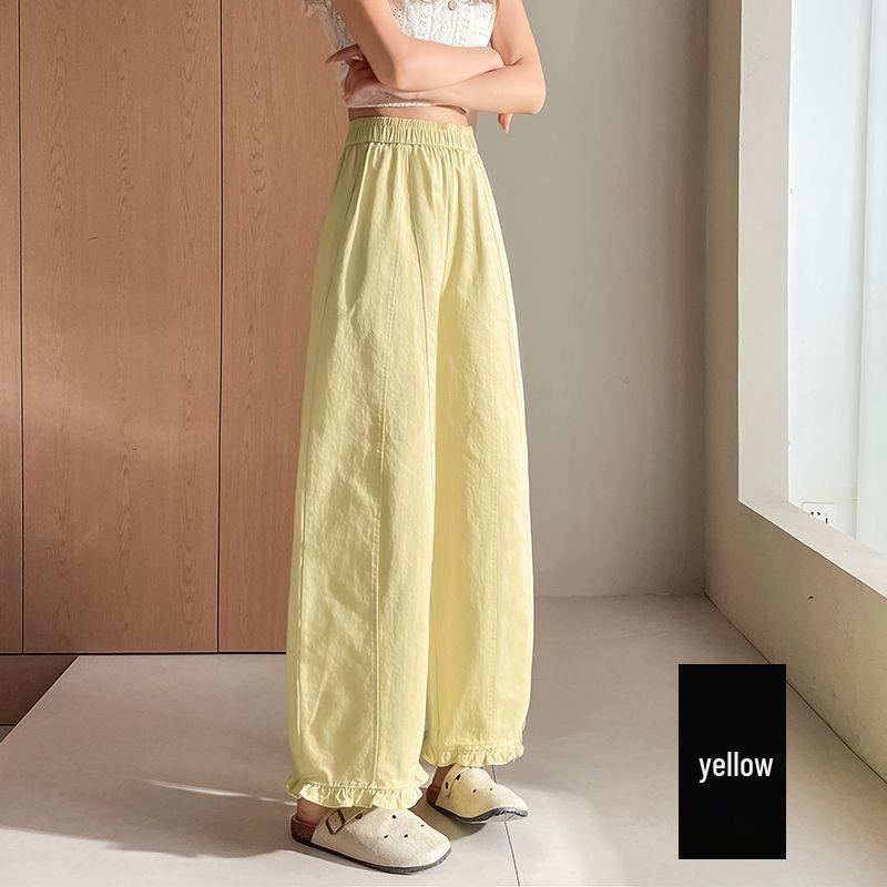 

2026 Summer Women s High-Waisted Slimming Harem Lantern Pants - Popular Cropped Wide-Leg Style L (Recommended for 115-125 jin)