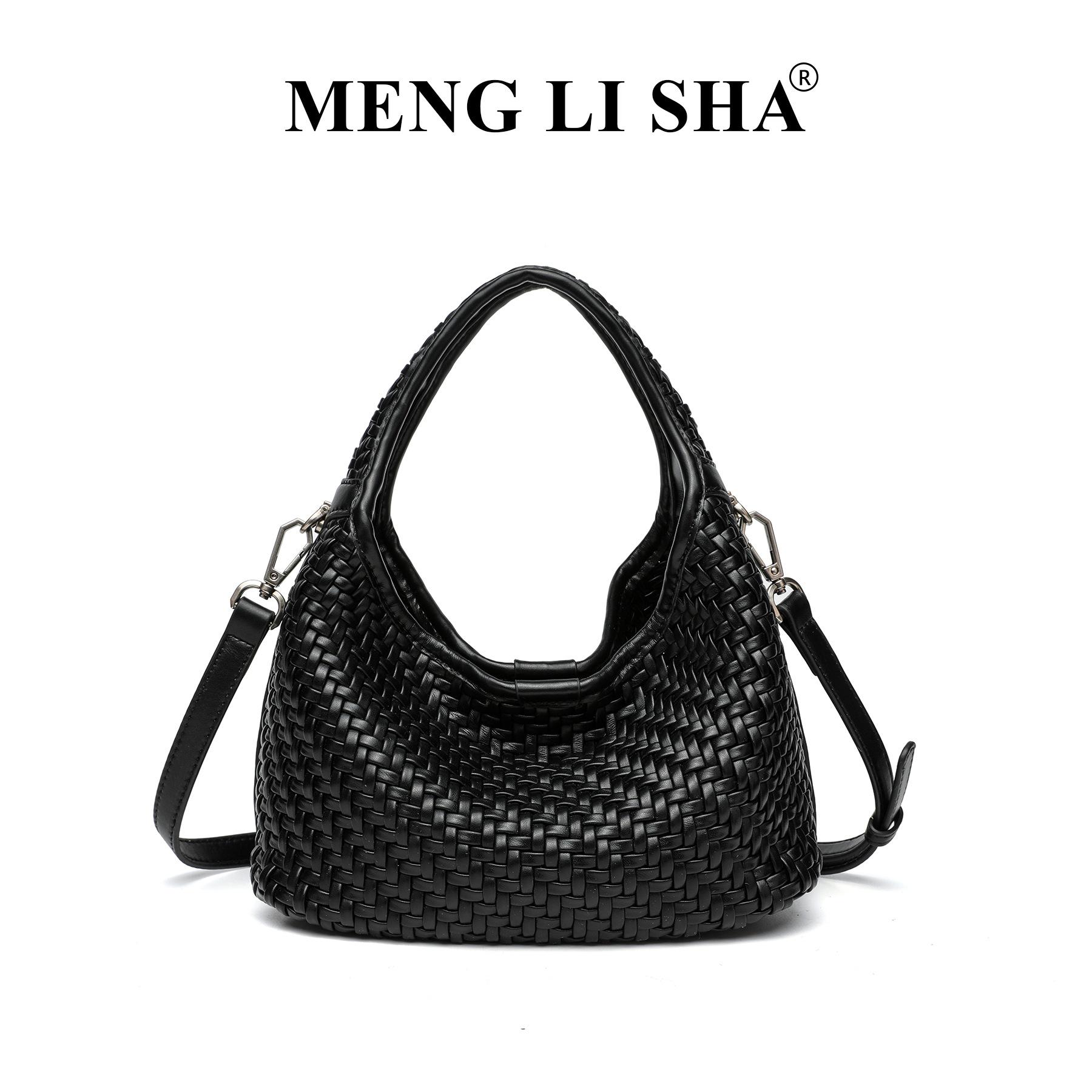 Explosive Live Streaming Large Capacity Hand Woven Bag, New Fashionable and Versatile Single Shoulder Crossbody Vegetable Basket Bag