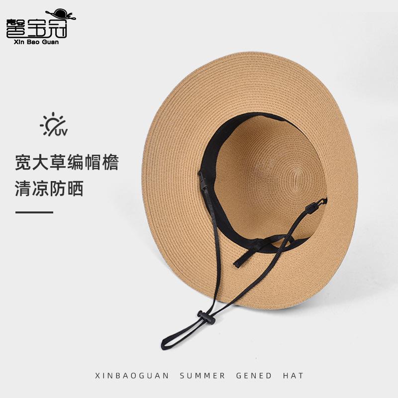 Summer Beach Sunscreen Sun Hat British Retro Straw Hat Premium Sun Hat Children's Top Hat
