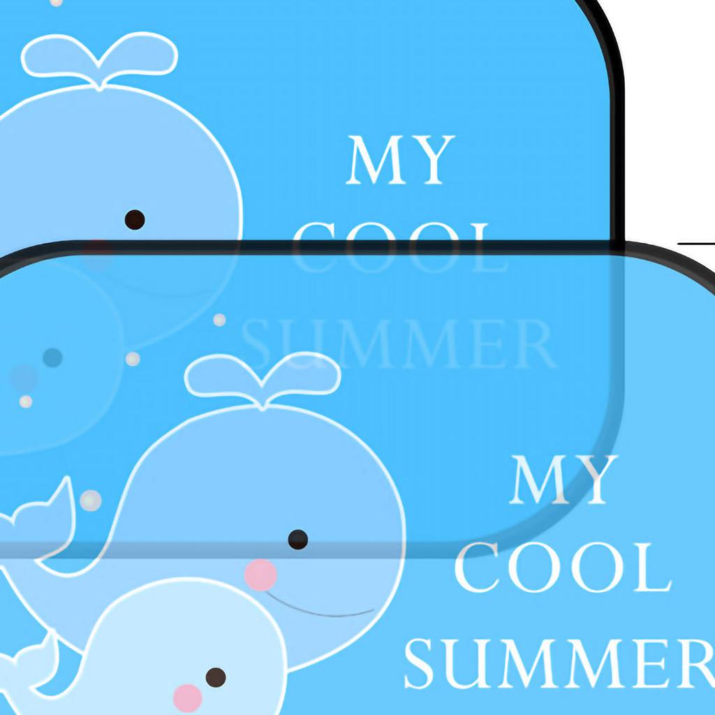 2pcs Electrostatic Adsorption Car Side Window Sun Shade Net Heat Insulation Net Mesh Shield UV Protection for Car Whale