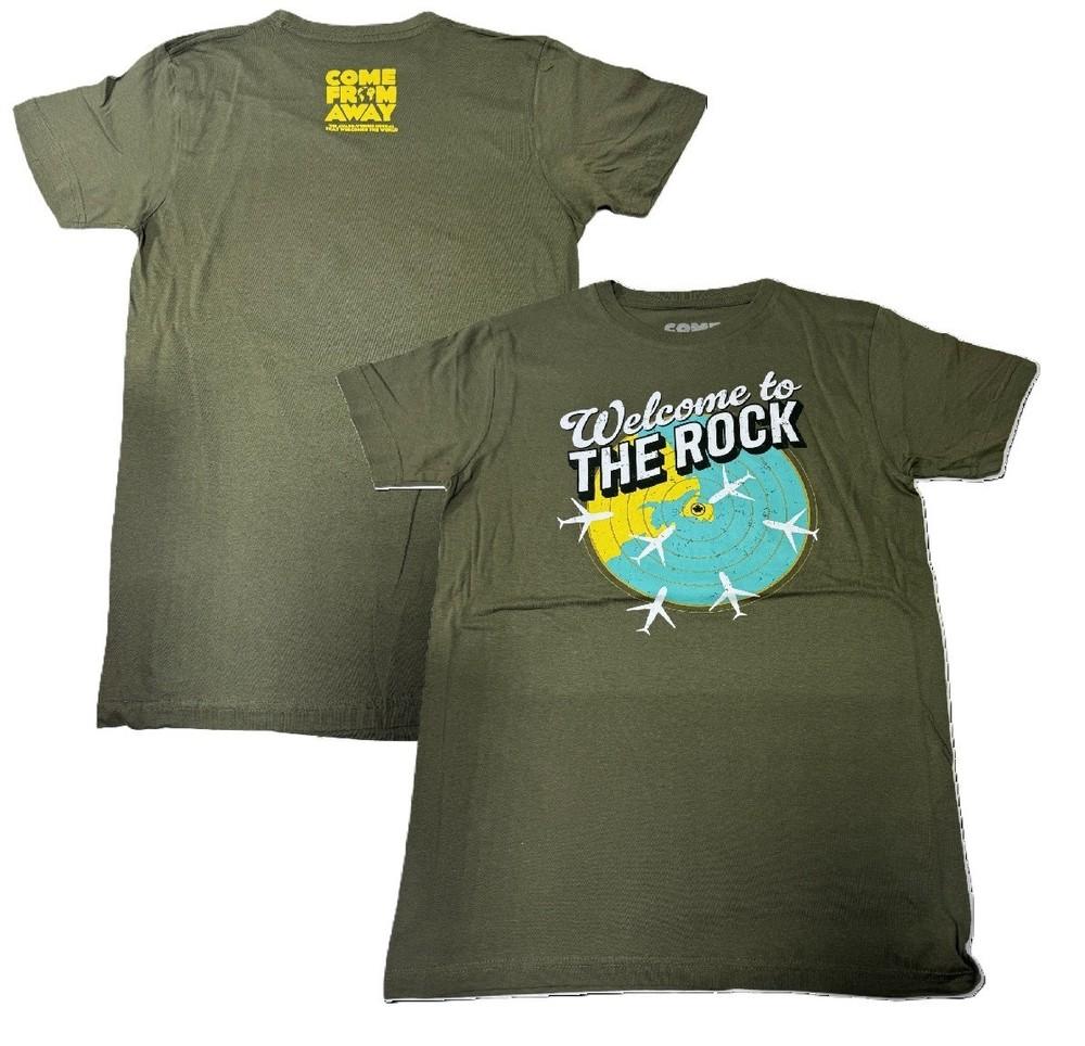 

COME FROM AWAY + BROADWAY MUSICAL +Welcome to the Rock +TEE TSHIRT NEW OFFICIAL Unisex T-Shirt S