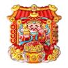 2026 Year of the Horse Rotating Refrigerator Magnet: Chinese New Year God of Wealth Festive Decoration
