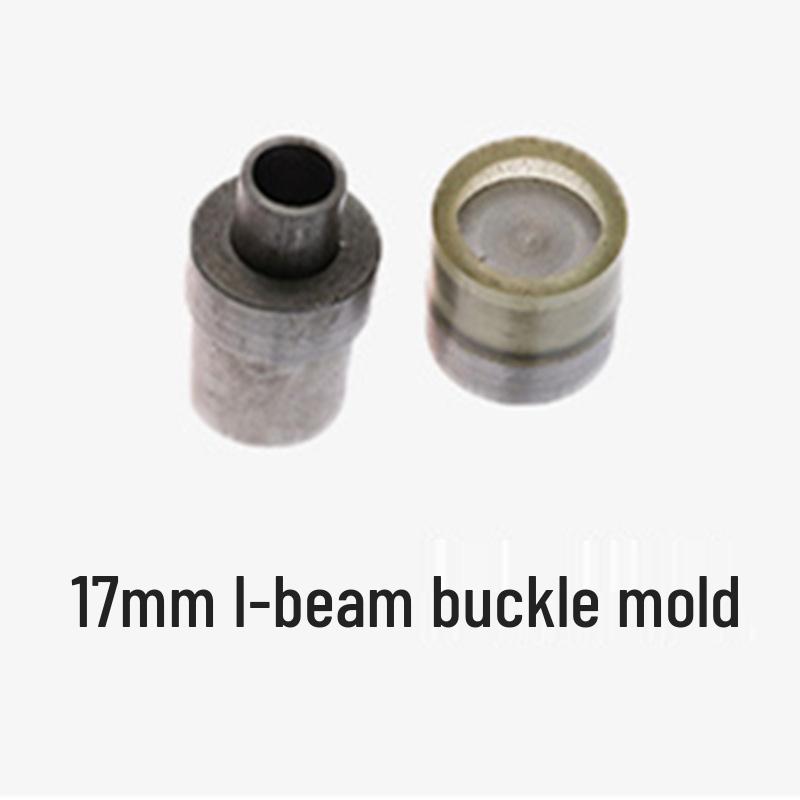 Manual Denim Button Press Tool with I-shaped Buckle Mold and Hollow Head