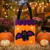 Ghost Pattern Gift Bags Halloween Candy Bag, Cute Pumpkin Tote for Kids, Spooky Kids Goody Cartoon Treat Bag Party, Trick or Favor Non-woven
