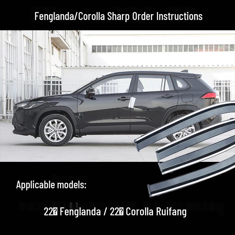 Toyota RAV4 Window Visors: Rain & Sun Wind Deflectors