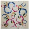 90*90cm Brand Female Silk Scarfs Women Polyester Square Scarf Rose Flowers Print Scarves/Spring Summer Shawls For Ladies