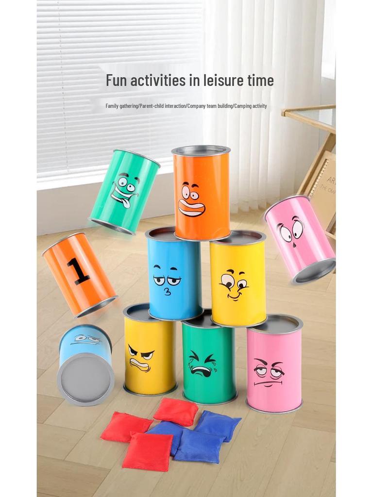 Cross-Border Beanbag Toss Set with Lights - Indoor & Outdoor Ring Toss Toy