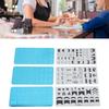 3 Set Nail Art Stamping Plates Stainless Steel Protective Blue Film Different Patterns Fingernails T