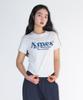AMES-WORLDWIDE Round Hem Crop Tee Light Gray