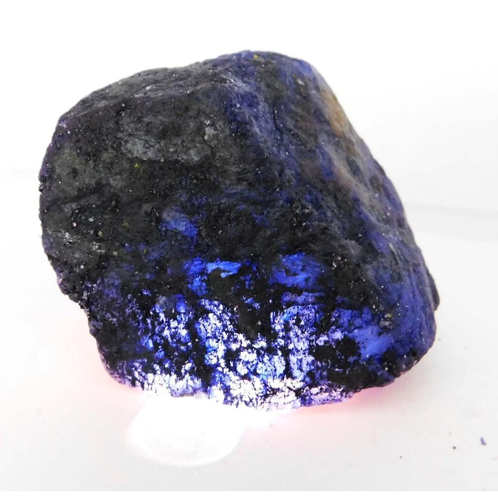 CERTIFIED 39 Ct Natural SAPPHIRE Huge Rough Earth Mined Blue Loose Gemstone