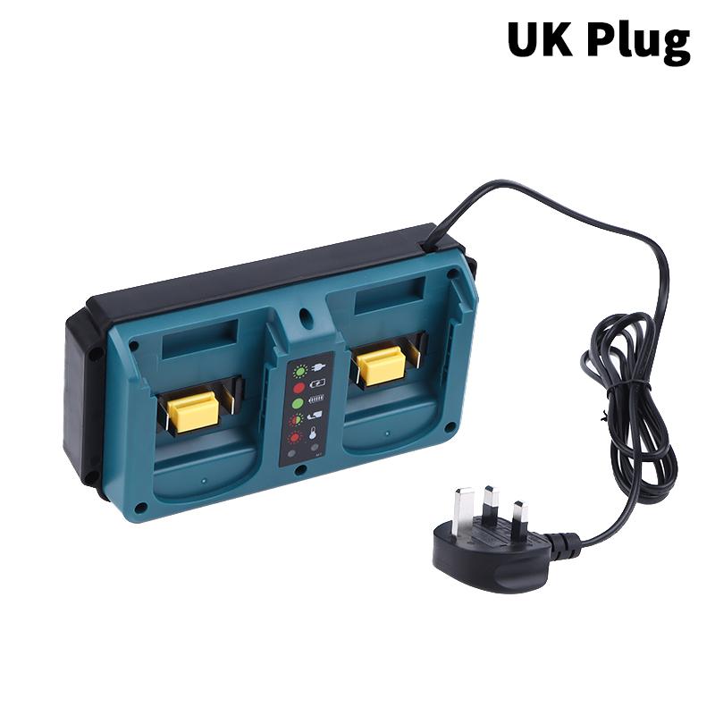 For Makita 18-20V Lithium Battery Rechargeable Portable Mini Dual Ports Charger Bl1860B Bl1850B Bl1830 Bl1840B Bl1860 L1845