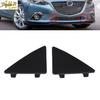 2pcs For Mazda 3 2014-2016 Front Bumper Lower Grille Triangle Tow Hook Cap Cover