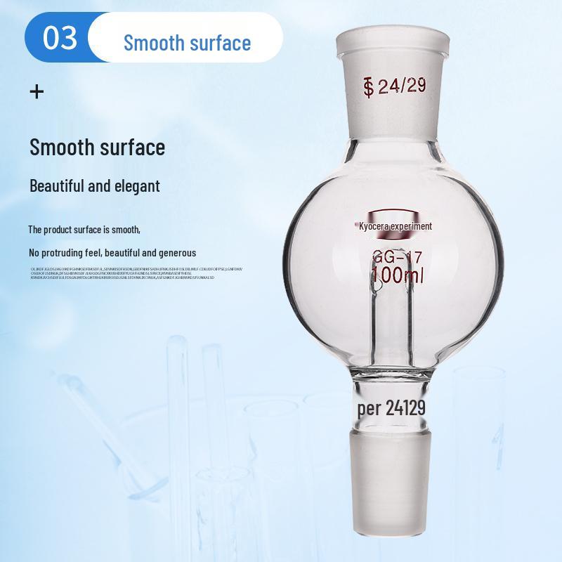Adattatore a Sfera Antischizzi in Vetro Antideflagrante per Evaporatori Rotanti (100/250/500/1000ml)