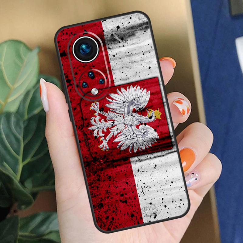 Poland Polish Flag Case For Honor Magic 7 5 6 Pro 200 Lite Honor X8b X9c X9b X9a X8a X8 X9 50 70 90 Lite Cover