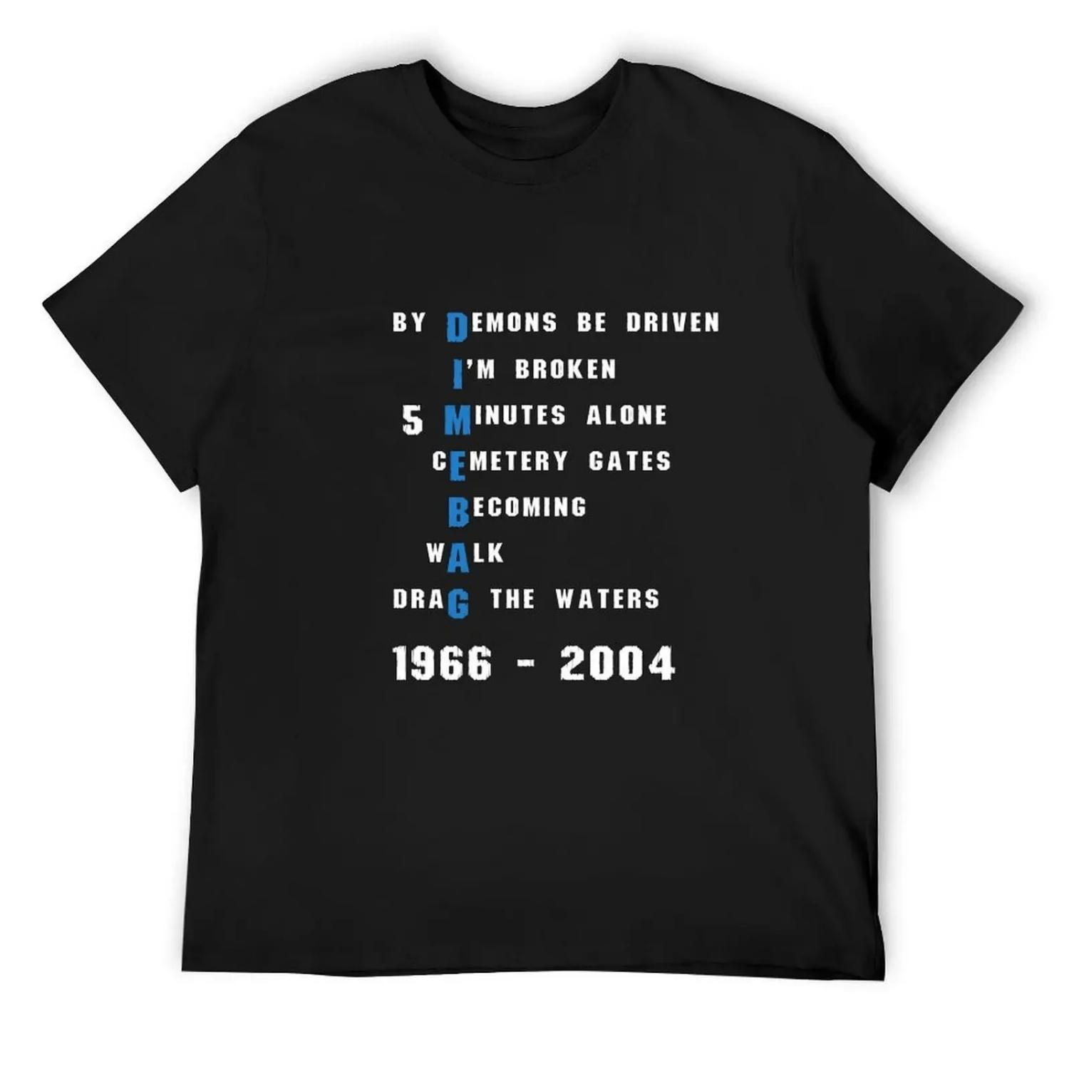 

Dimebag RIP T-Shirt Blouse custom t-shirts rapper graphic tees big and tall t shirts for men XXXXXL чорний