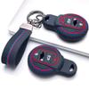 Silikon-Schlüsselanhänger-Abdeckung Kompatibel mit BMW Mini Cooper F54 F55 F56 F57 F60 4 Tasten, Passt für BMW Cooper F54 F55 F56 F57 F60 Handgelenkband Schlüsselanhänger Nicht
