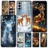 Cartoon Animal Deer Phone Case for Samsung Galaxy S26 S25 S24 S23 S22 S20 S21 FE Ultra S25 Edge Plus 5G Soft TPU Cover Funda Bag