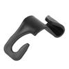 Multi Purpose Car Int ior Seat Back Hook    Vehicle Headrest Rear Rack Bag Hold (Black 4Pcs)
