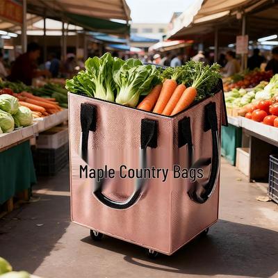 HULKEN Hulk Roller Skate Style Shopping Trolley - Long Handle, Folding Bag & Luggage Cart
