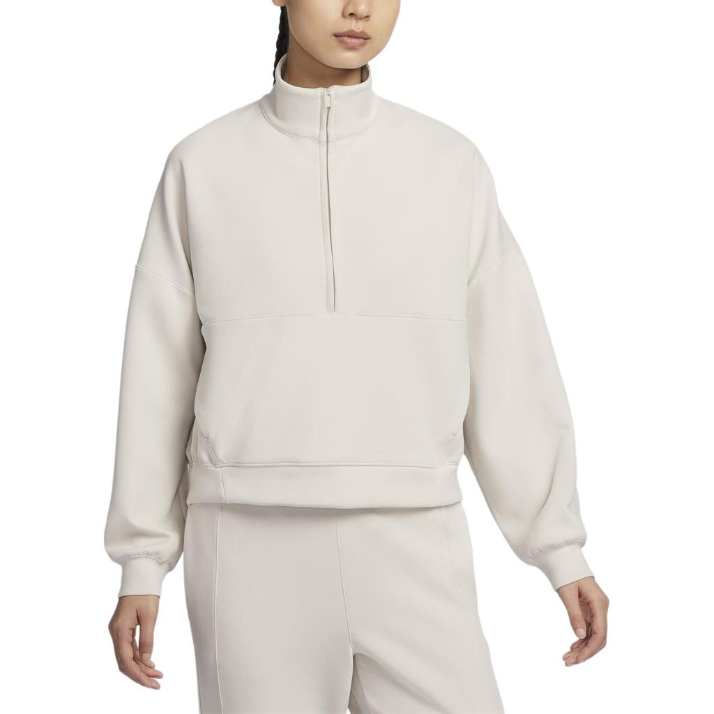 New Nike 24.7 ImpossiblySoft Women's Dri-FIT Oversized 1/2-Zip Top HQ8189-104